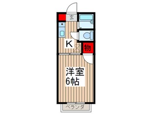 カルス清栄の物件間取画像